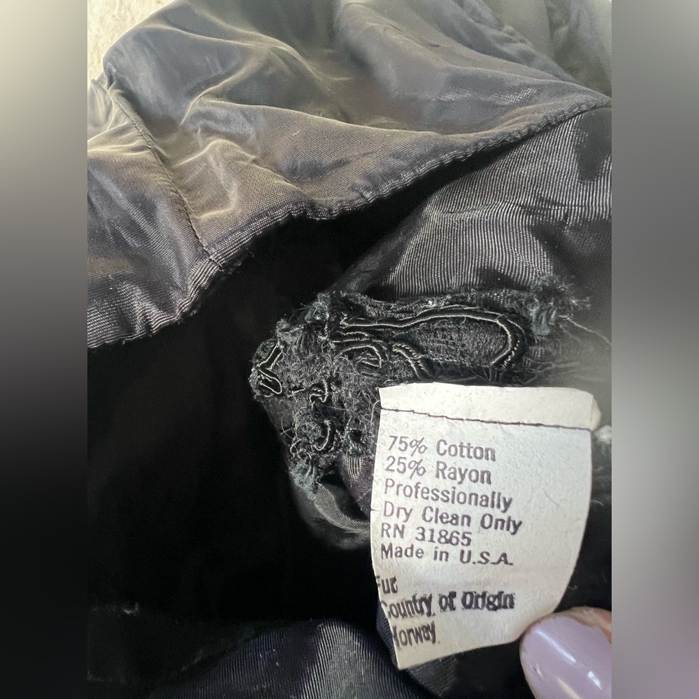 Lillie Rubin 1990s Black Mini Dress - Picture 11 of 11